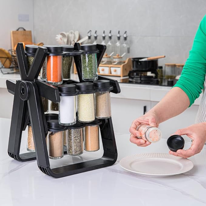 Denx - 18 Jar Rotating Spice Rack
