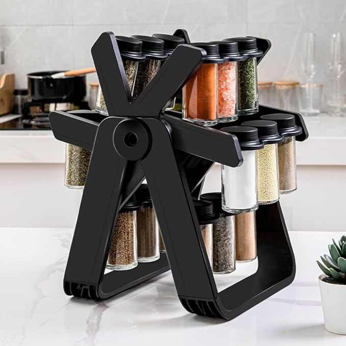 Denx - 18 Jar Rotating Spice Rack